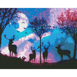 Diamond Mosaic Set 40x50cm Fairy Tale Forest