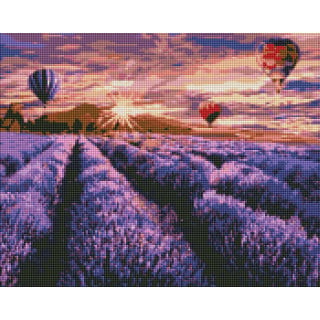 Diamond Mosaic Set 40x50cm Blooming Lavender