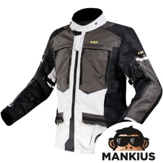 LS2 NORWAY MAN JACKET BLACK GREY YELL. XXL