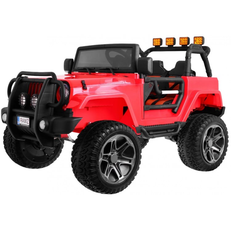 The Monster Jeep 4 x 4 Red