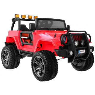 The Monster Jeep 4 x 4 Red