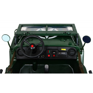 Retro Military Vehicle 4x4 Green