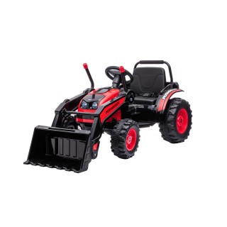 Vehicle Excavator Tractor Red
