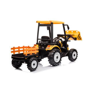 MEGA D68 Tractor Vehicle With Trailer Yellow