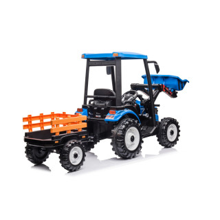 MEGA D68 Tractor Vehicle With Trailer Blue