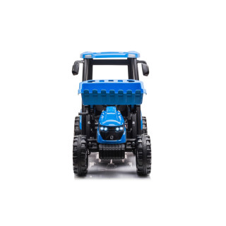 MEGA D68 Tractor Vehicle With Trailer Blue