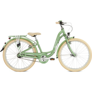 Dviratis PUKY Skyride 24-7 Classic Alu retro green