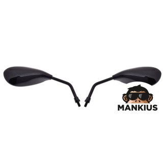 MIRROR, REAR VIEW MP103-1 TEARDROP BLACK M10