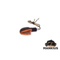 LAMP, TURN SIGNAL, OVAL AMBER LENS, LEFT FRONT