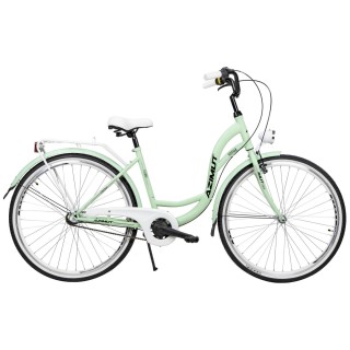 Dviratis AZIMUT Vintage 28" 3-speed 2023 mint-white matt