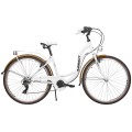Dviratis AZIMUT Vintage TX-7 28" 2023 white-cream matt