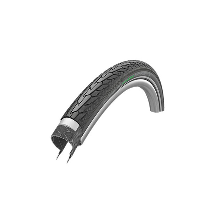 Padanga 28" Schwalbe Road Cruiser Plus HS 484, Active Wired 37-622 / 28x1.40 GreenCompound Reflex