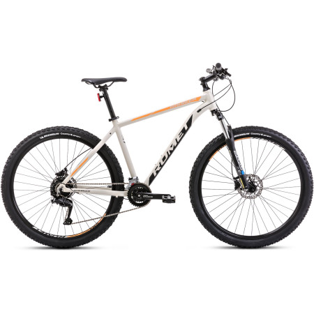 Dviratis Romet Rambler R9.2 CS 2024 grey-black-orange-17" / M