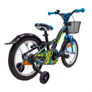 4KIDS Blaze 16" dydis 10" (25.5 cm) (aliuminis, juodos)