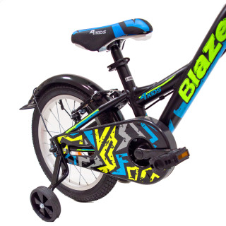 4KIDS Blaze 16" dydis 10" (25.5 cm) (aliuminis, juodos)