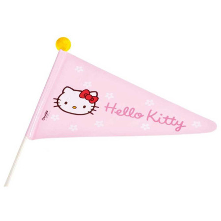 Vėliavėlė Hello Kitty vaikiškam dviračiui ant ašies 160cm