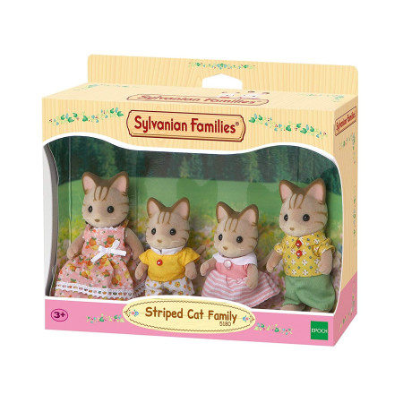 SYLVANIAN FAMILIES Dryžuotų kačiukų šeimynėlė