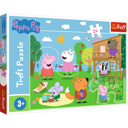 TREFL PEPPA PIG dėlionė Kiaulytė Pepa , 24 det.