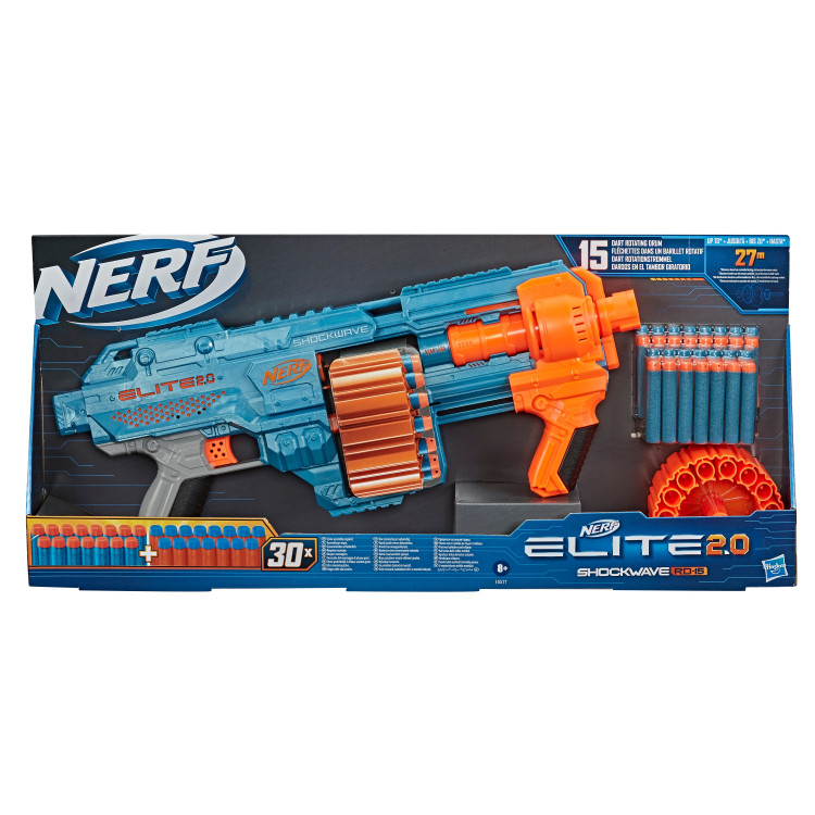 NERF Elite 2.0 šautuvas SHOCKWAVE RD-15