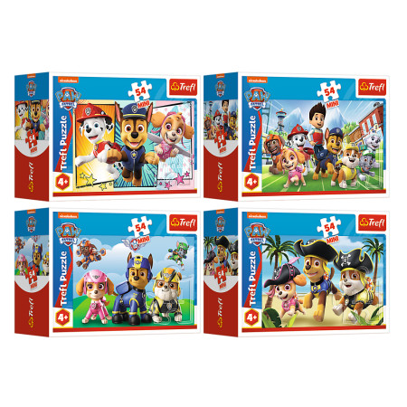 TREFL PAW PATROL dėlionė Šuniukai-patruliai 54 det.