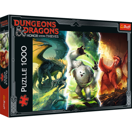 TREFL Dėlionė Dungeons and Dragons - monstrai , 1000 det.