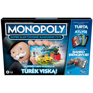 MONOPOLY Žaidimas Monopolis: super elektroninė bankininkystė , LT