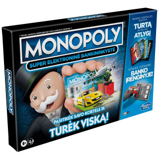 MONOPOLY Žaidimas Monopolis: super elektroninė bankininkystė , LT