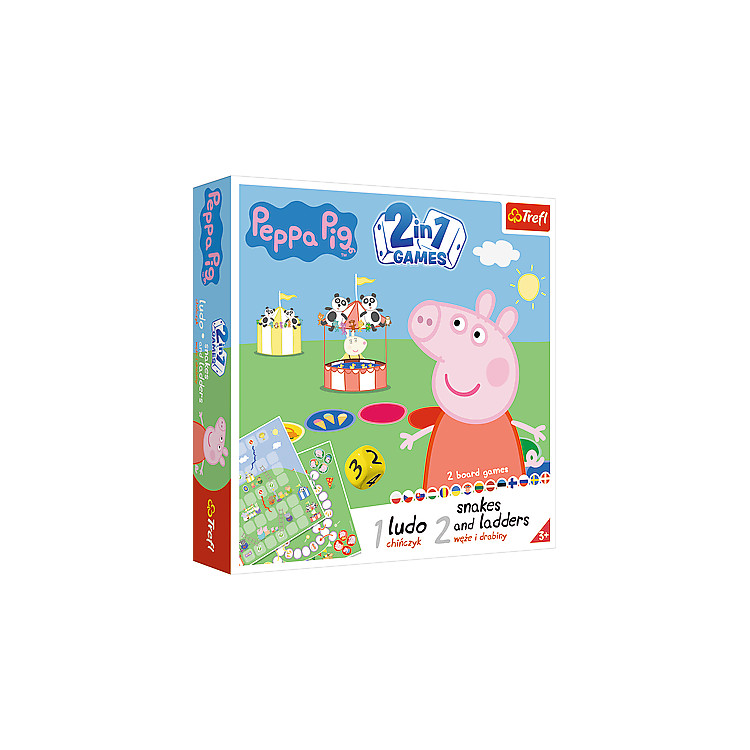 TREFL PEPPA PIG Stalo žaidimas 2 in 1 Kiaulytė Pepa