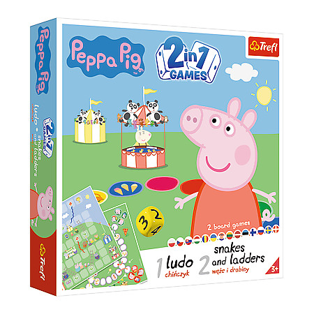 TREFL PEPPA PIG Stalo žaidimas 2 in 1 Kiaulytė Pepa