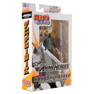 ANIME HEROES Naruto figūrėlė su priedais, 16 cm - Hatake Kakashi ketvirtasis nindzių karas