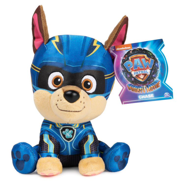 PAW PATROL MOVIE Pliušinis herojus CHASE, 15 cm