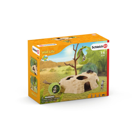 SCHLEICH WILD LIFE Surikatų urvas