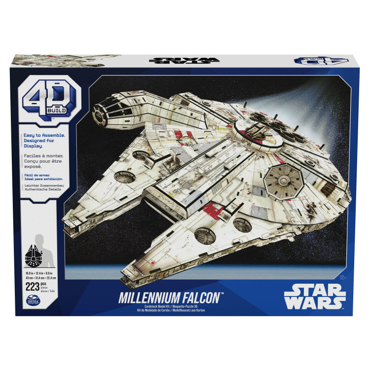 STAR WARS 4D dėlionė Žvaigždžių karai: Millennium Falcon