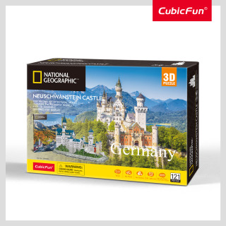 CUBICFUN 3D dėlionė Neuschwanstein pilis