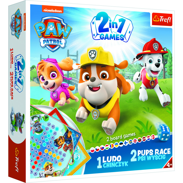 TREFL PAW PATROL 2 in 1 žaidimas Šuniukai-patruliai