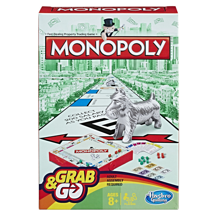 MONOPOLY Kelioninis žaidimas Grab&Go (Anglų kalba)