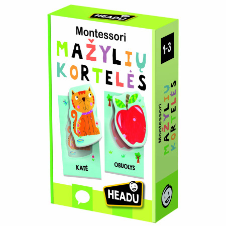 HEADU Montessori Mažylių kortelės, lietuvių k.