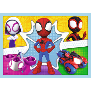 TREFL SPIDER-MAN 12+24+20+15 dėlionių rinkinys Spidey