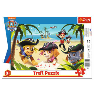 TREFL PAW PATROL dėlionė Šuniukai-patruliai , 15 det.