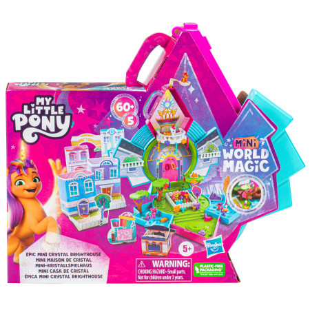 MY LITTLE PONY Mini World Magic rinkinys Krištolo namelis