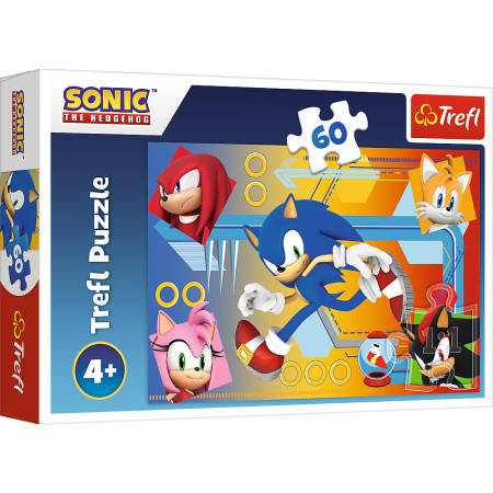 TREFL SONIC Dėlionė Sonic , 60 det.