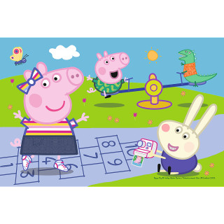 TREFL PEPPA PIG mini dėlionė Kiaulytė Pepa 54 det.