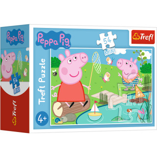 TREFL PEPPA PIG mini dėlionė Kiaulytė Pepa 54 det.