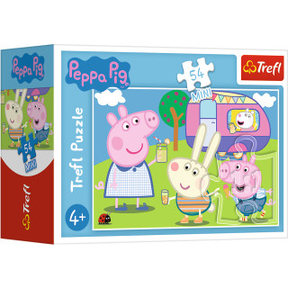 TREFL PEPPA PIG mini dėlionė Kiaulytė Pepa 54 det.