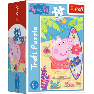 TREFL PEPPA PIG mini dėlionė Kiaulytė Pepa 54 det.