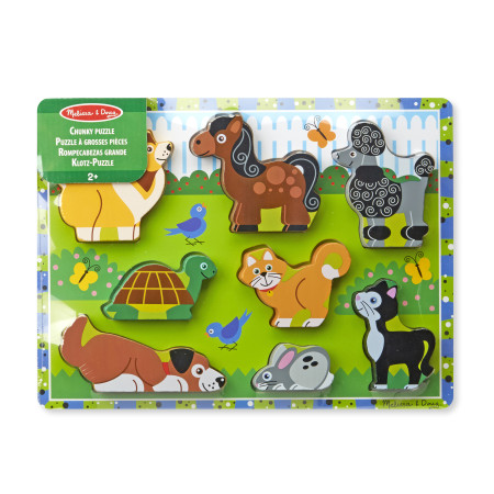 MELISSA & DOUG Dėlionė Naminiai gyvūnėliai"