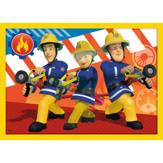 TREFL FIREMAN SAM 4 dėlionių rinkinys Gaisrininkas Semas