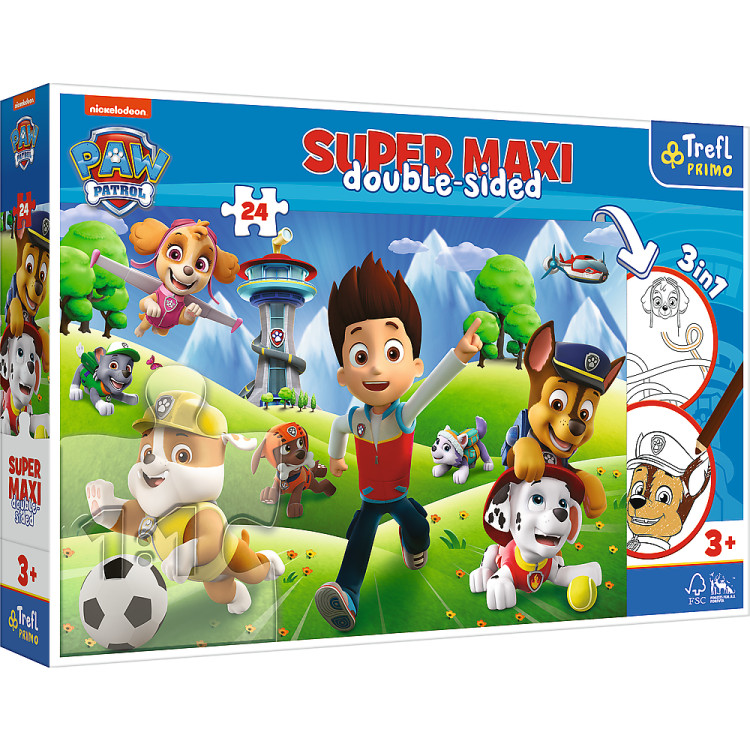 TREFL PAW PATROL Super maxi dėlionė, 24 det.