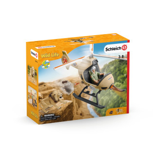 SCHLEICH WILD LIFE Gyvūnų gelbėjimo sraigtasparnis