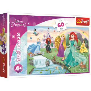 TREFL DISNEY PRINCESS Dėlionė Princesės 60 det.